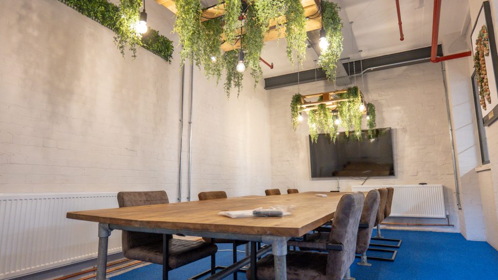 One of the meeting rooms