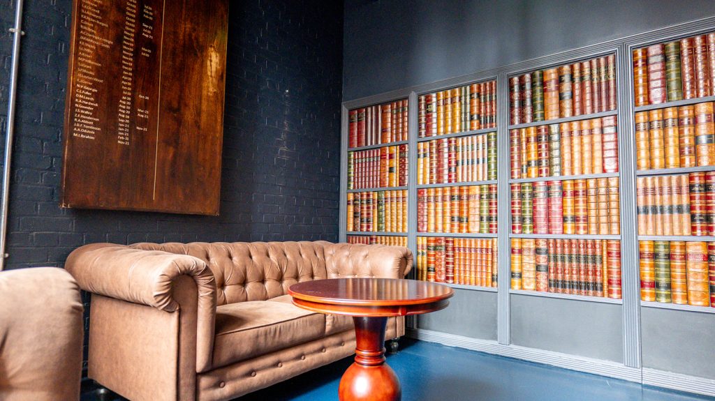 A quiet library area